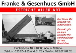 Logo und Kontaktdaten von der Firma Frank & Gesenhues GmbH